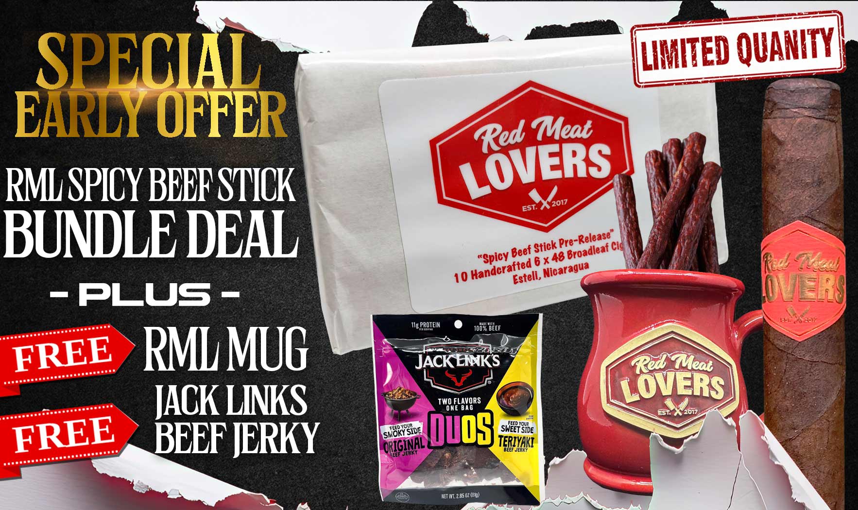 DTT RML Spicy Beef Stick Bundle Deal